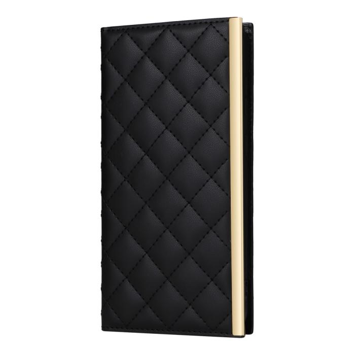 Bild 6, Samsung Galaxy S25 Plus Fodral Rhombus Läder Svart