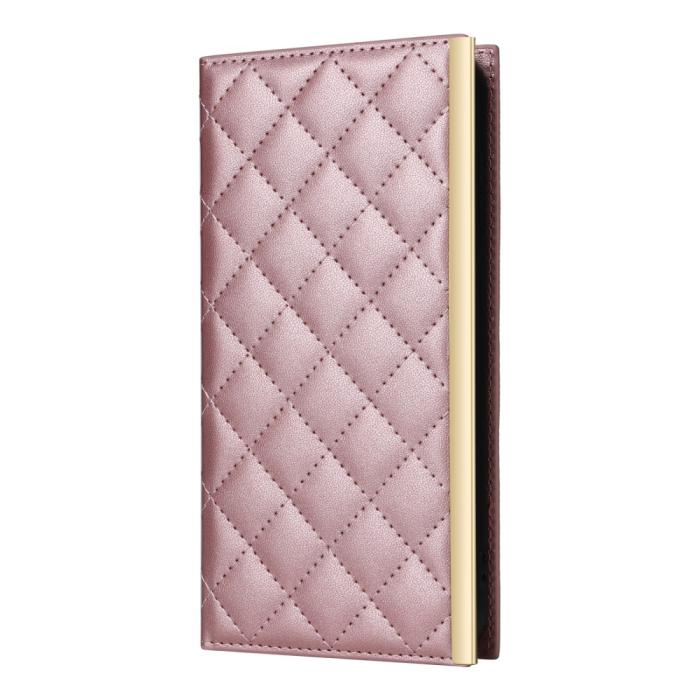 Bild 6, Samsung Galaxy S25 Plus Fodral Rhombus Läder Roséguld