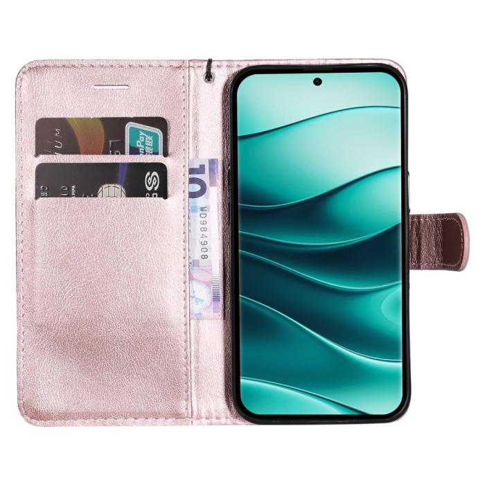 Bild 2, Xiaomi Redmi Note 14 Pro/Pro Plus 5G Fodral Solid Läder