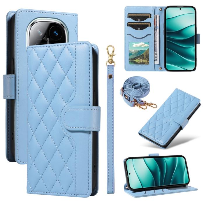 Bild 1, Xiaomi Redmi Note 14 Pro/Pro Plus 5G Fodral Rhombus Läder