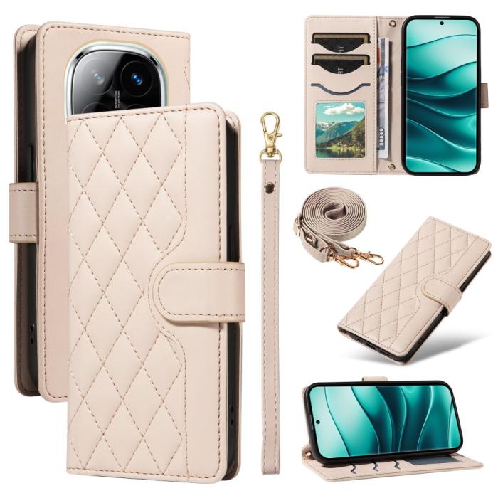 Bild 1, Xiaomi Redmi Note 14 Pro/Pro Plus 5G Fodral Rhombus Läder