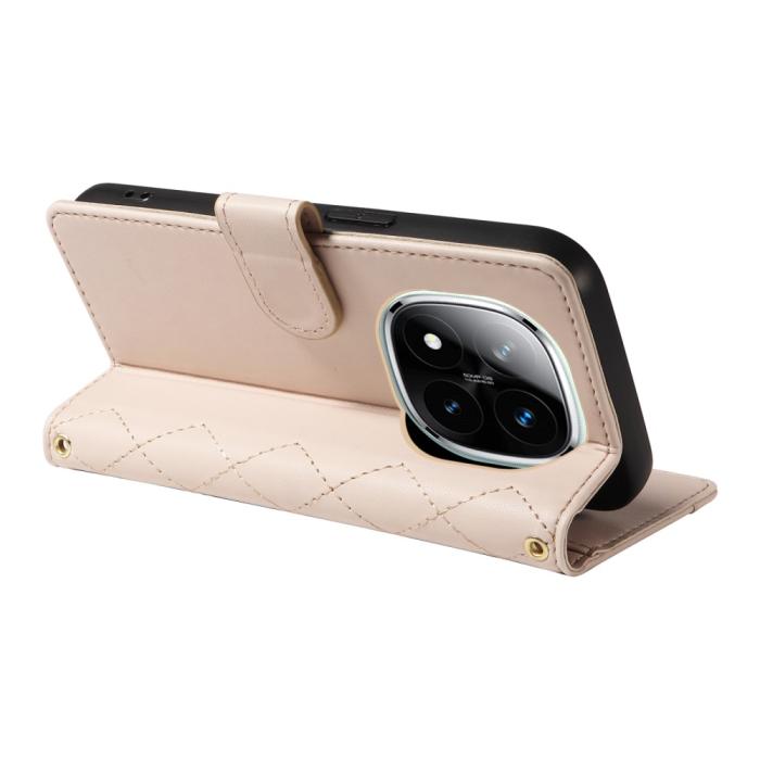 Bild 4, Xiaomi Redmi Note 14 Pro/Pro Plus 5G Fodral Rhombus Läder