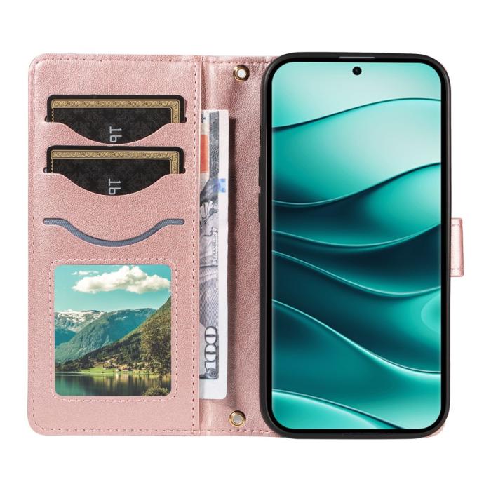 Bild 2, Xiaomi Redmi Note 14 Pro/Pro Plus 5G Fodral Rhombus Läder