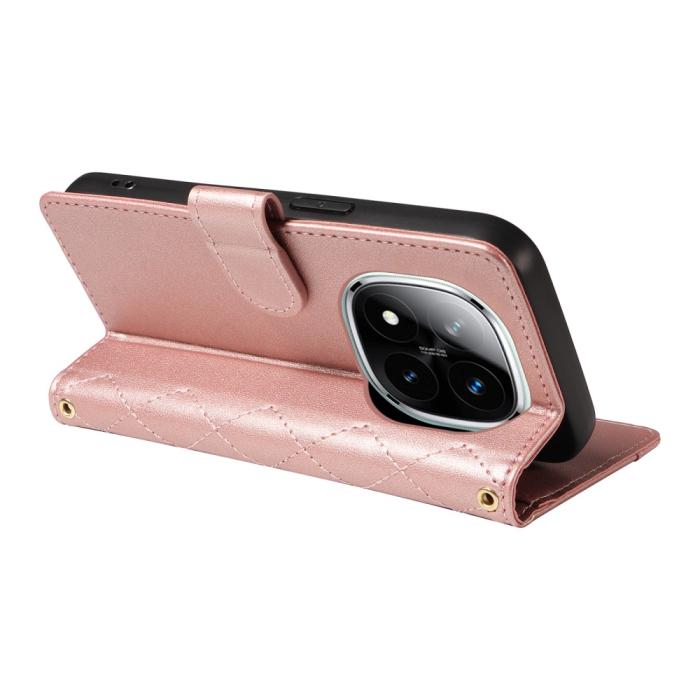 Bild 4, Xiaomi Redmi Note 14 Pro/Pro Plus 5G Fodral Rhombus Läder