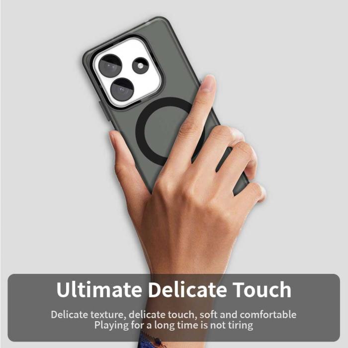 Bild 5, Xiaomi Redmi Note 14 5G Skal MagSafe Matt Hybrid Svart