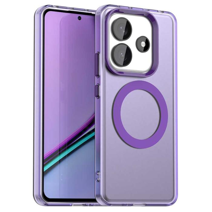 Bild 1, Xiaomi Redmi Note 14 5G Skal MagSafe Matt Hybrid Lila