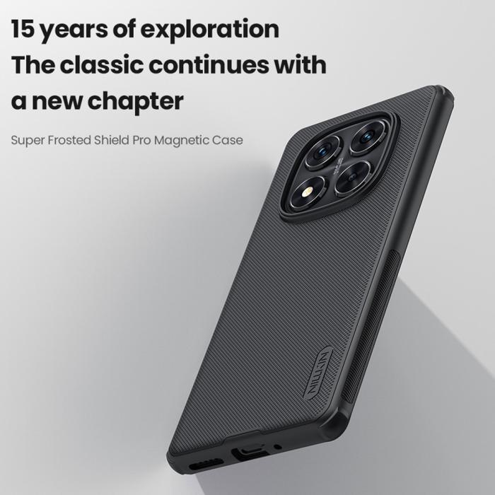 Bild 5, NILLKIN Xiaomi Redmi Note 14 Pro 5G Skal Frosted Shield Svart