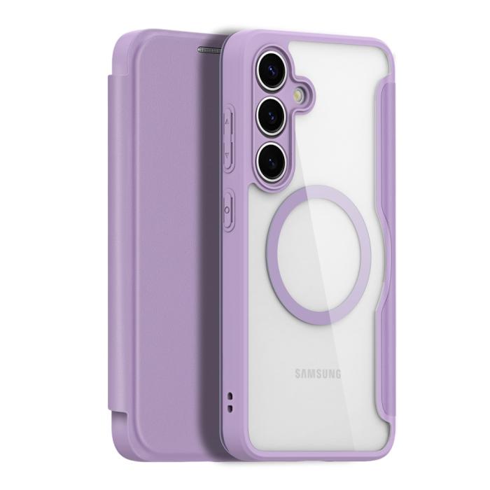 Bild 1, DUX DUCIS Galaxy S25 Fodral MagSafe Skin X Pro Lila/Rosa