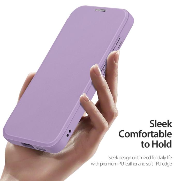 Bild 6, DUX DUCIS Galaxy S25 Fodral MagSafe Skin X Pro Lila/Rosa