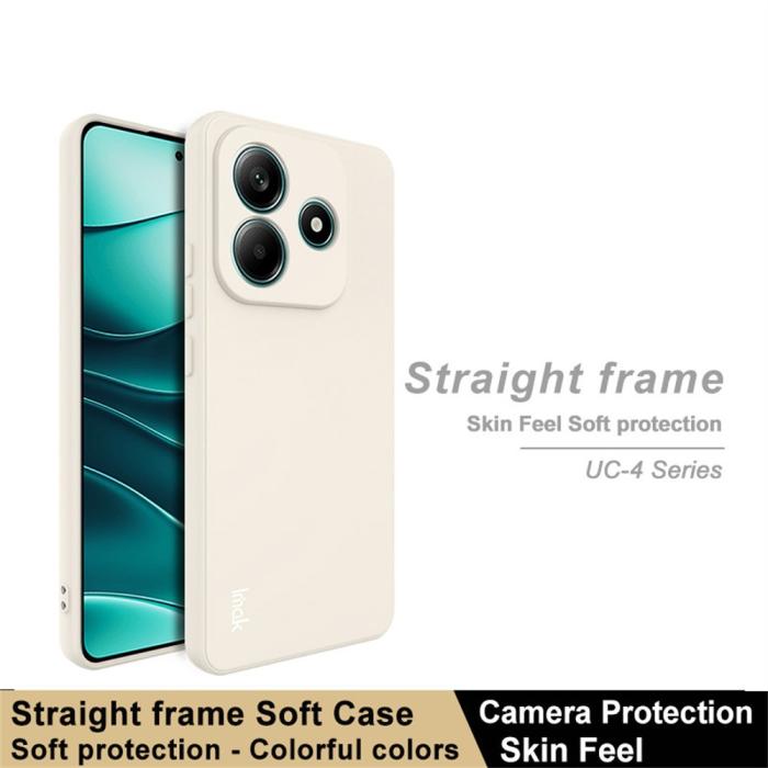 Bild 2, IMAK Xiaomi Redmi Note 14 5G Skal TPU Soft Off White