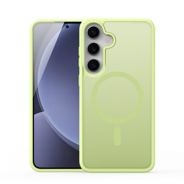 Bild 1, DUX DUCIS Galaxy S25 Skal MagSafe Yind Series Lime Green
