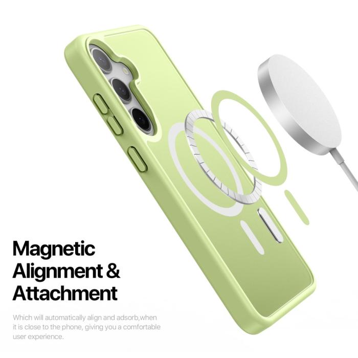 Bild 6, DUX DUCIS Galaxy S25 Skal MagSafe Yind Series Lime Green