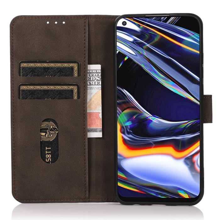 Bild 2, KHAZNEH Xiaomi Redmi Note 14 4G Fodral Retro Läder Brun