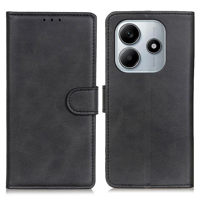 Bild 1, Xiaomi Redmi Note 14 4G Fodral Läder Svart