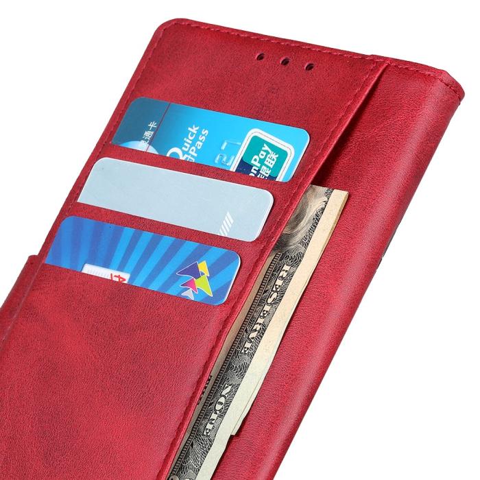 Bild 5, Xiaomi Redmi Note 14 4G Fodral Läder Röd