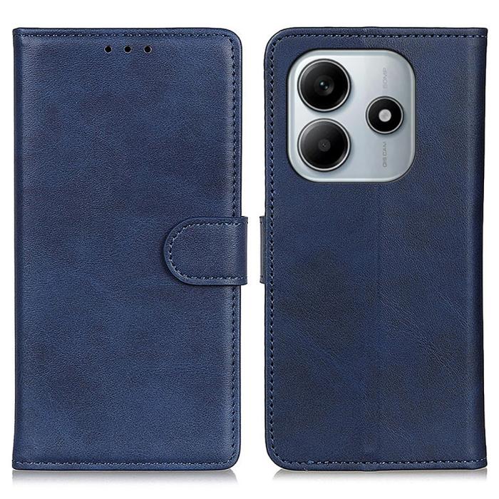Bild 1, Xiaomi Redmi Note 14 4G Fodral Läder Blå