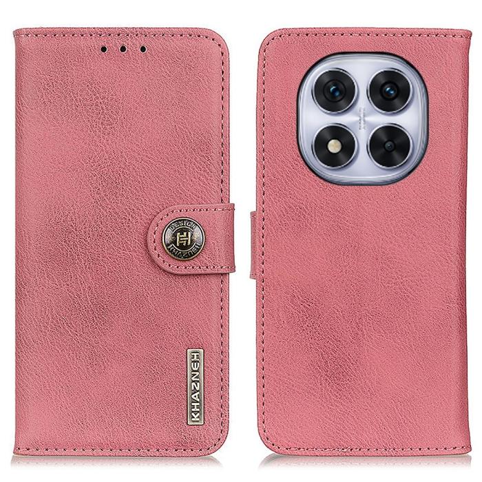 Bild 1, KHAZNEH Redmi Note 14 Pro/Pro Plus 5G Fodral Läder Rosa