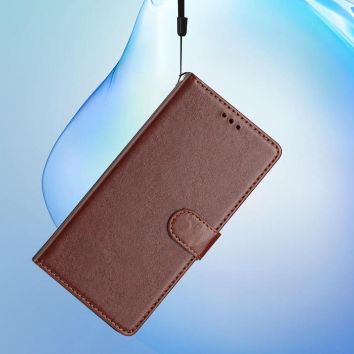 Bild 5, Xiaomi Redmi Note 14 5G Plånboksfodral Läder Brun