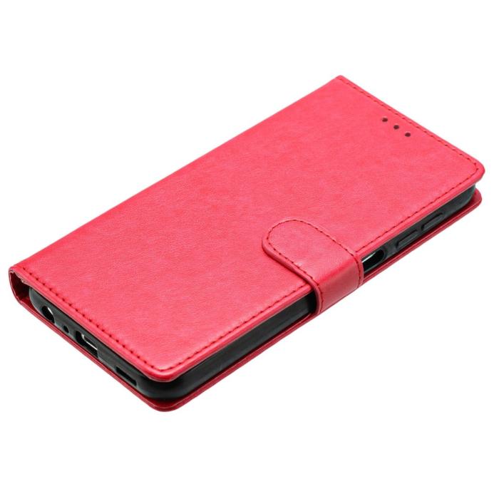 Bild 4, Xiaomi Redmi Note 14 5G Plånboksfodral Läder Röd/Rosa