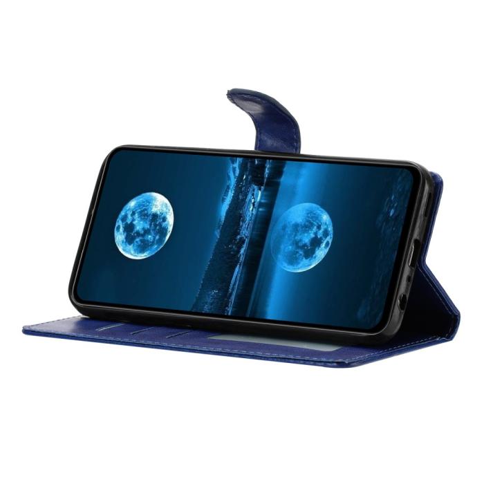 Bild 2, Xiaomi Redmi Note 14 5G Plånboksfodral Läder Blå