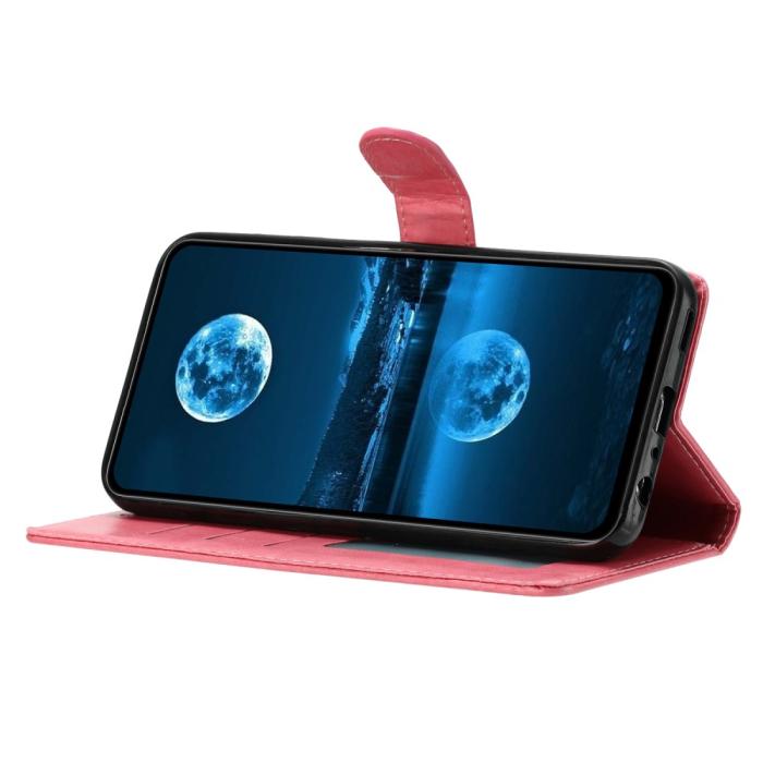Bild 2, Xiaomi Redmi Note 14 5G Plånboksfodral Läder Rosa