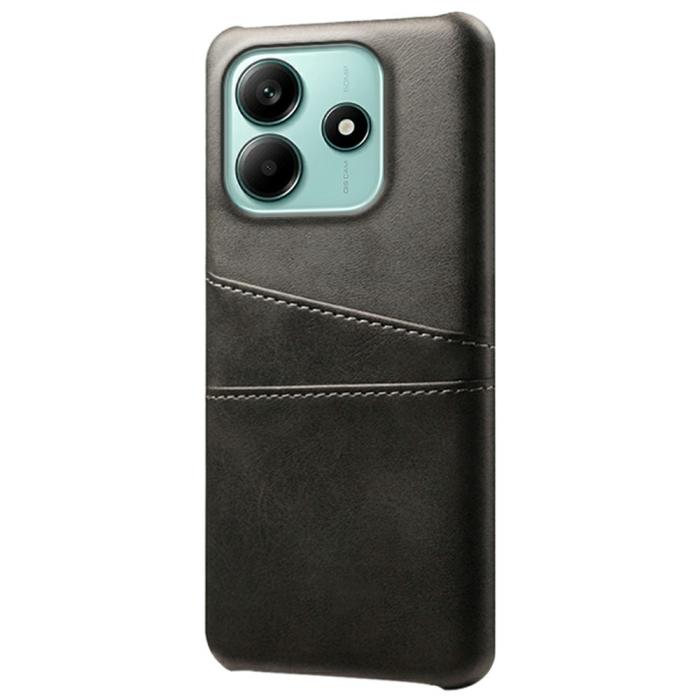 Bild 1, Xiaomi Redmi Note 14 5G Skal Läderbelagt Med Kortfack Svart