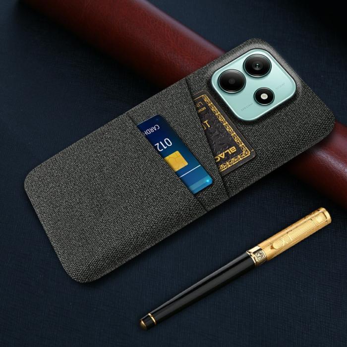 Bild 5, Xiaomi Redmi Note 14 5G Skal Med Kortfack Tygbelagt Svart