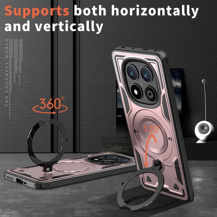 Bild 2, Xiaomi Redmi Note 14 Pro 5G Skal MagSafe Kickstand Hybrid