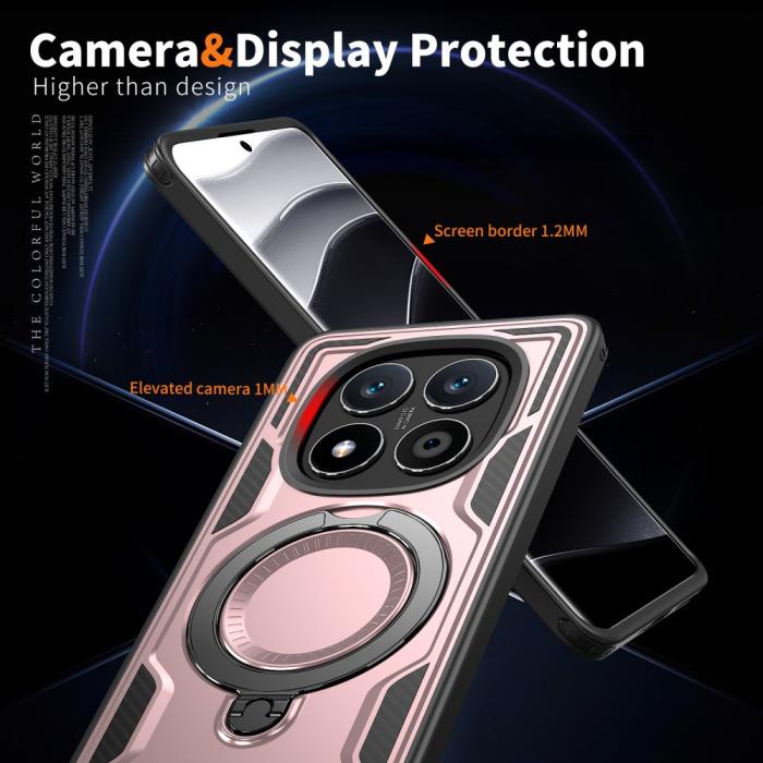 Bild 5, Xiaomi Redmi Note 14 Pro 5G Skal MagSafe Kickstand Hybrid