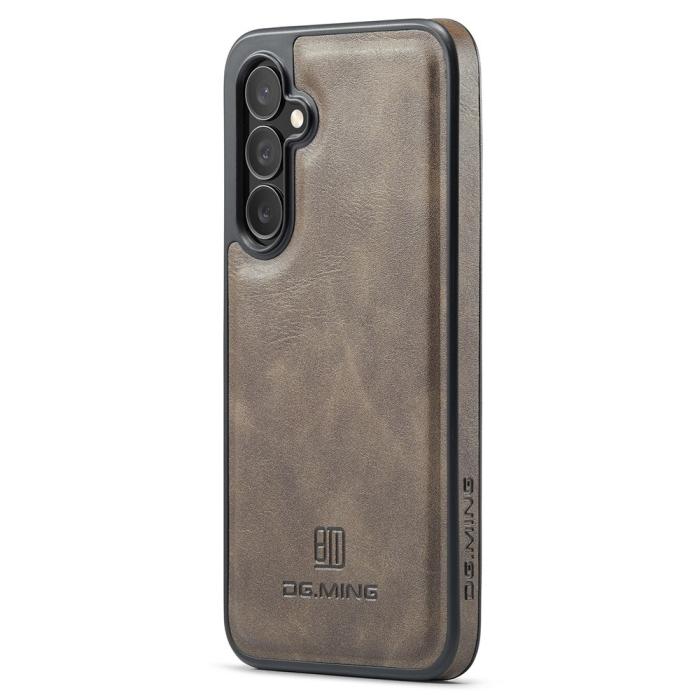Bild 1, DG.MING Samsung Galaxy S25 Skal Läderbelagt Brun