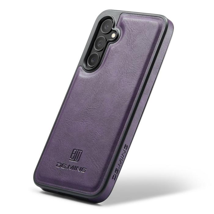 Bild 5, DG.MING Samsung Galaxy S25 Skal Läderbelagt Lila