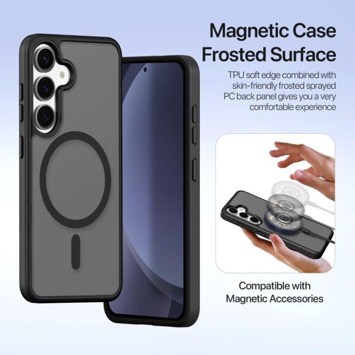 Bild 6, DUX DUCIS Galaxy S25 2in1 Magnet Fodral Lawa Series Svart