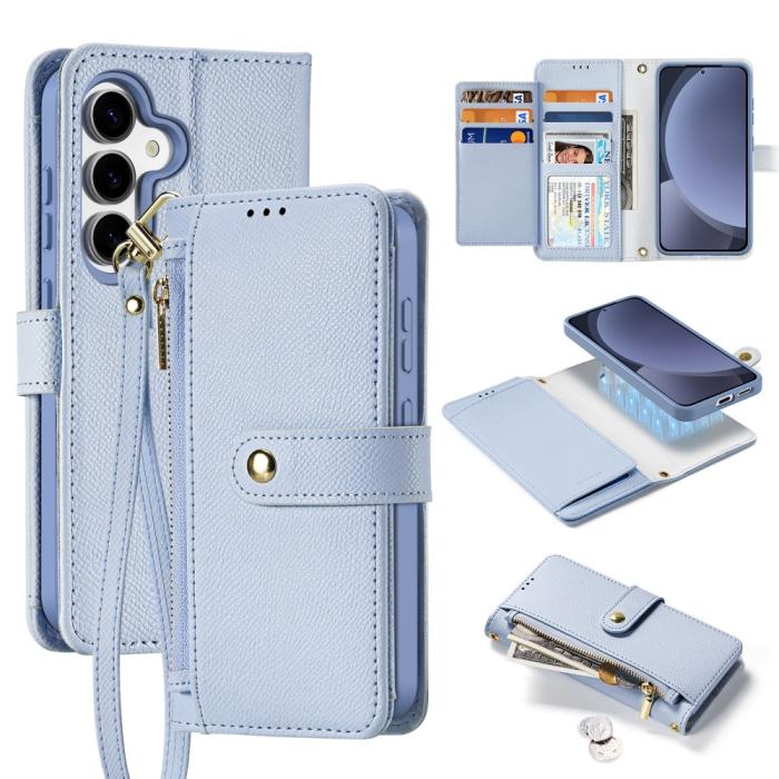 Bild 1, DUX DUCIS Galaxy S25 2in1 Magnet Fodral Lawa Series Ljus Blå