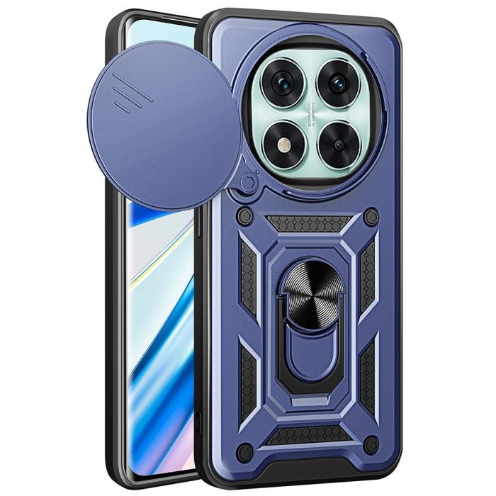 Bild 1, Xiaomi Redmi Note 14 Pro 5G Skal CamShield Hybrid Ring Blå