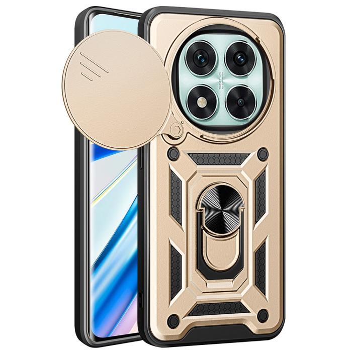 Bild 1, Xiaomi Redmi Note 14 Pro 5G Skal CamShield Hybrid Ring Guld