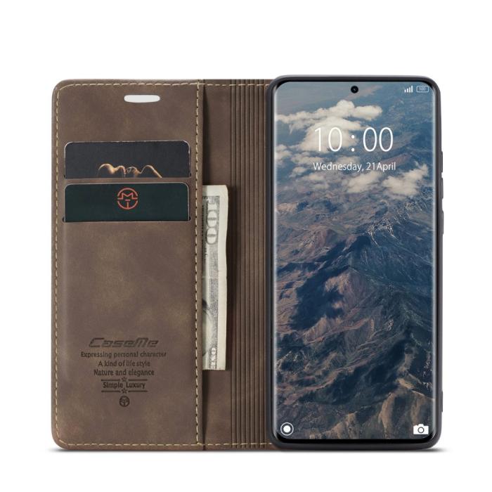 Bild 3, CASEME Redmi Note 14 Pro/Pro Plus 5G Fodral Flip Retro Läder