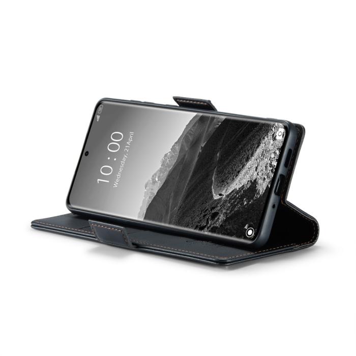 Bild 4, CASEME Redmi Note 14 Pro/Pro Plus 5G Fodral RFID Läder Svart