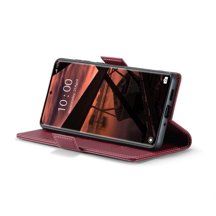 Bild 4, CASEME Redmi Note 14 Pro/Pro Plus 5G Fodral RFID Läder Röd