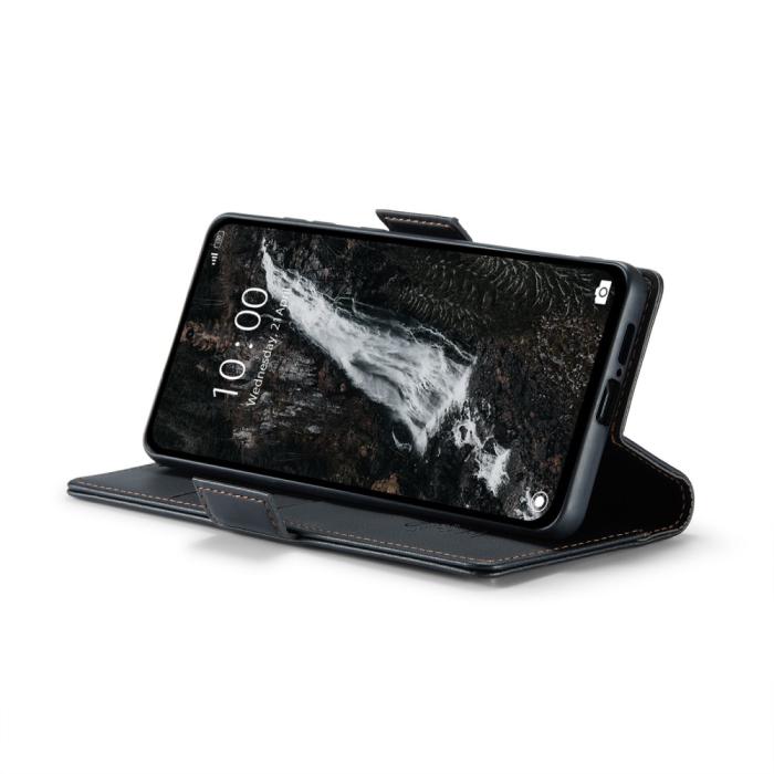 Bild 4, CASEME Xiaomi Redmi Note 14 5G Fodral RFID Läder Svart