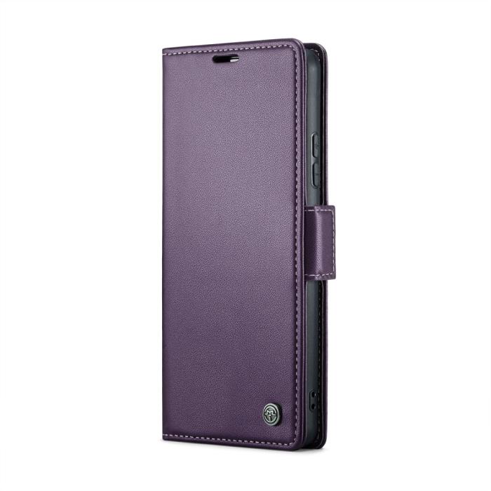 Bild 2, CASEME Xiaomi Redmi Note 14 5G Fodral RFID Läder Lila