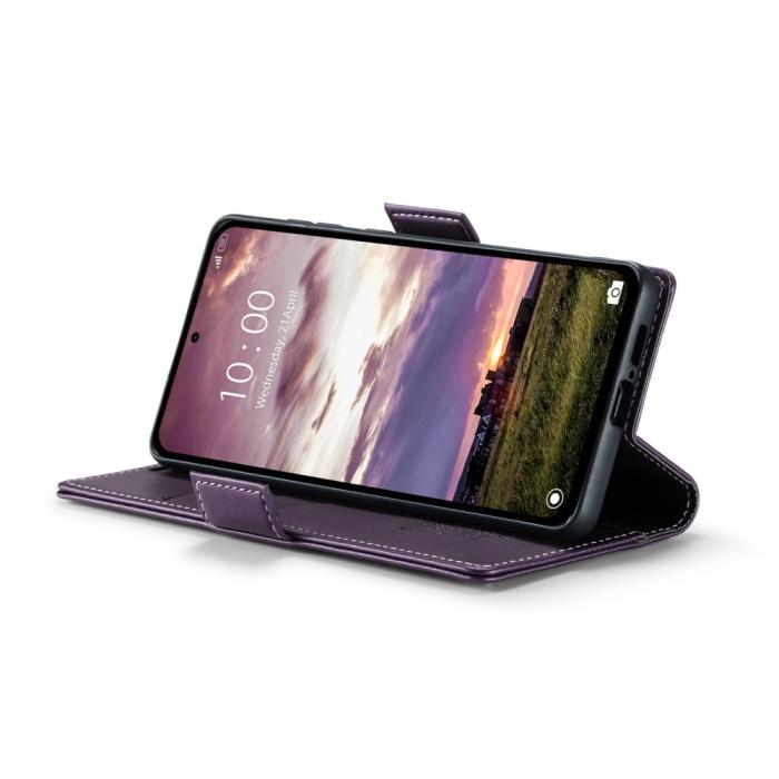 Bild 4, CASEME Xiaomi Redmi Note 14 5G Fodral RFID Läder Lila