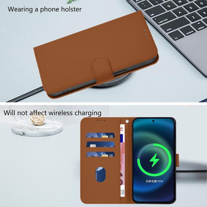 Bild 6, Xiaomi Redmi Note 14 Pro/Pro Plus 5G Fodral Läder Brun