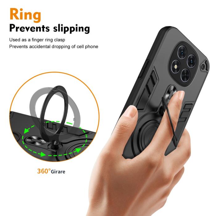 Bild 3, Xiaomi Redmi Note 14 Pro 5G Skal Kickstand Hybrid Svart
