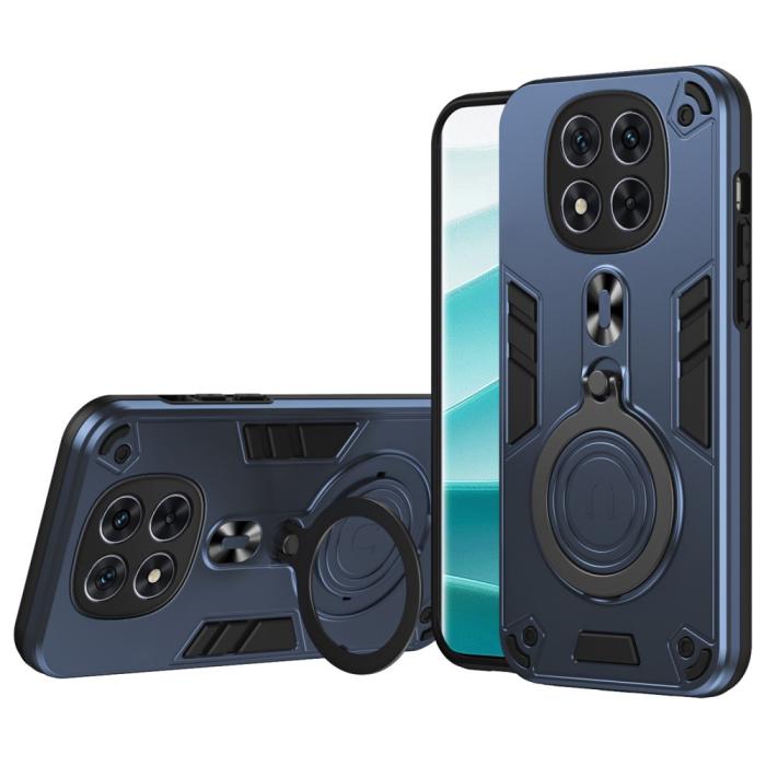 Bild 1, Xiaomi Redmi Note 14 Pro 5G Skal Kickstand Hybrid Blå