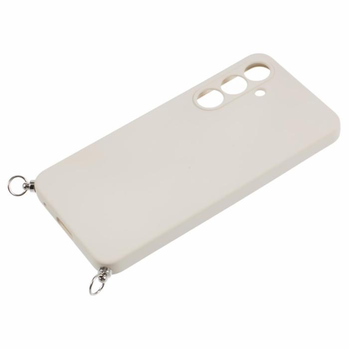 Bild 5, Samsung Galaxy S25 Skal TPU Med Mobilsnöre Beige