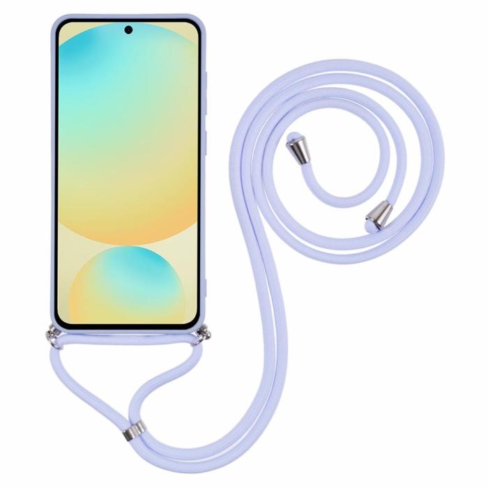 Bild 2, Samsung Galaxy S25 Skal TPU Med Mobilsnöre Lila