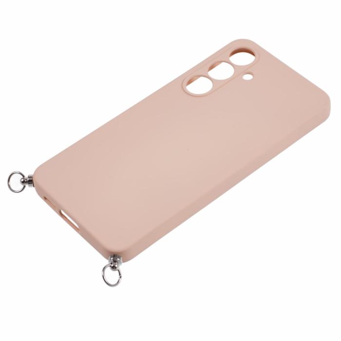 Bild 5, Samsung Galaxy S25 Skal TPU Med Mobilsnöre Rosa