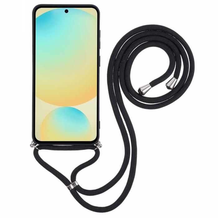 Bild 2, Samsung Galaxy S25 Skal TPU Med Mobilsnöre Svart