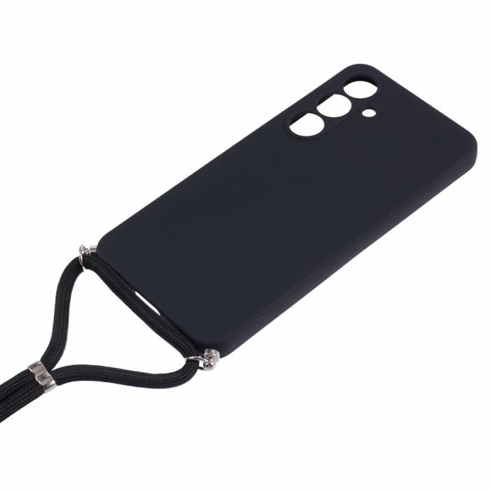 Bild 3, Samsung Galaxy S25 Skal TPU Med Mobilsnöre Svart