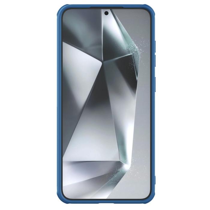Bild 3, NILLIKN Samsung Galaxy S25 Skal Frosted Shield Blå